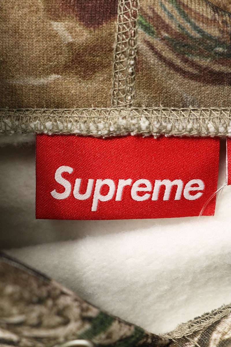 SUPREME 25AW Realtree Box Logo Hoodie Brown Size L