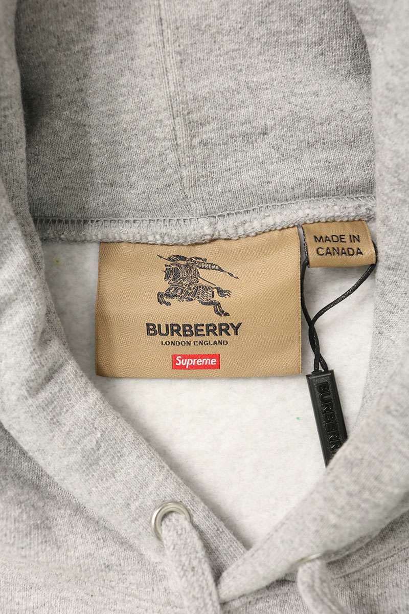 SUPREME x Burberry Box Logo Hoodie Multi Color Size M