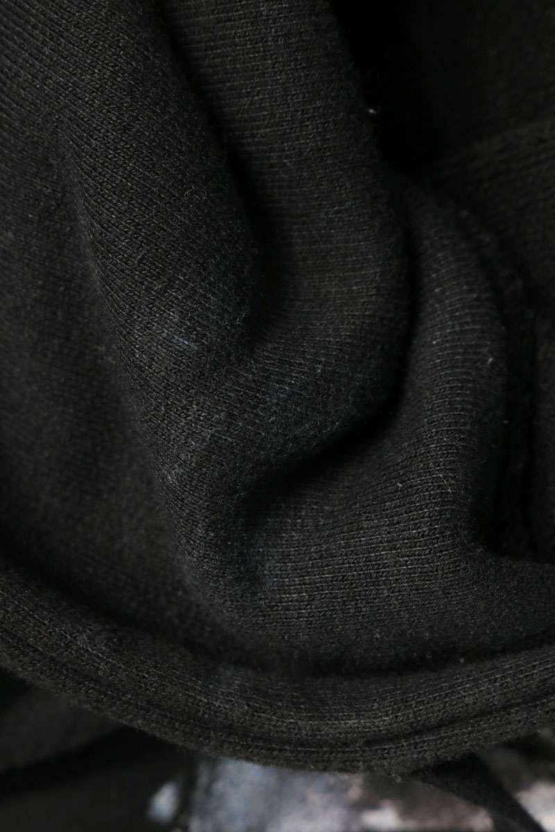 VETEMENTS 17AW Artwork Print Oversized Hoodie Black Size XS
