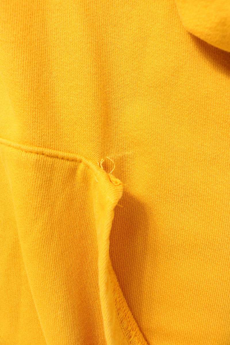 Chrome Hearts Sleeve Logo Print Hoodie Yellow Size XL