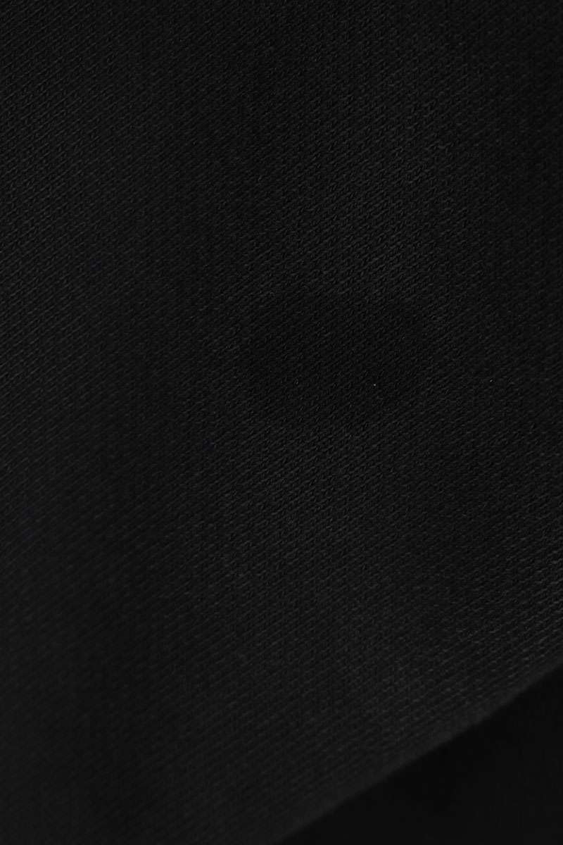 LOEWE Anagram Leather Patch Pocket Hoodie Black Size L