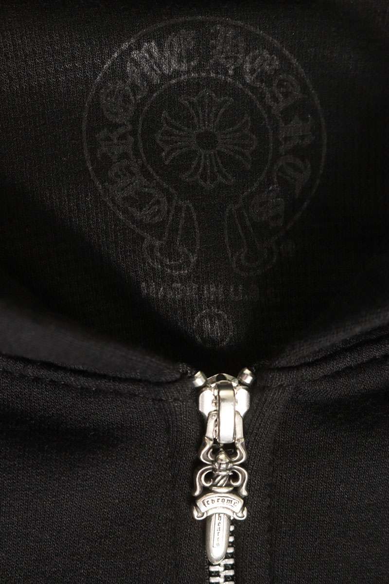 Chrome Hearts THRML HD ZIP Thermal Lined Logo Hoodie Size M