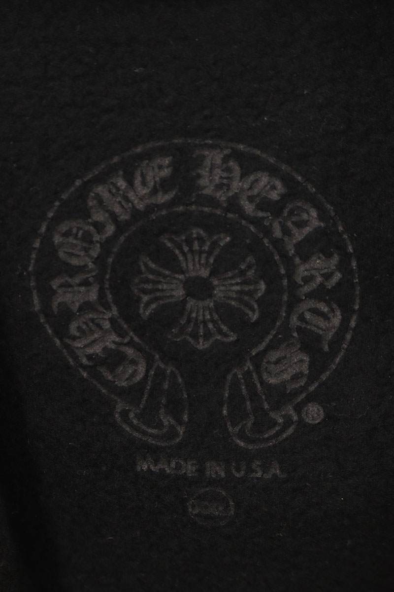 Chrome Hearts T-Bar Logo Print Pullover Hoodie Size XXL