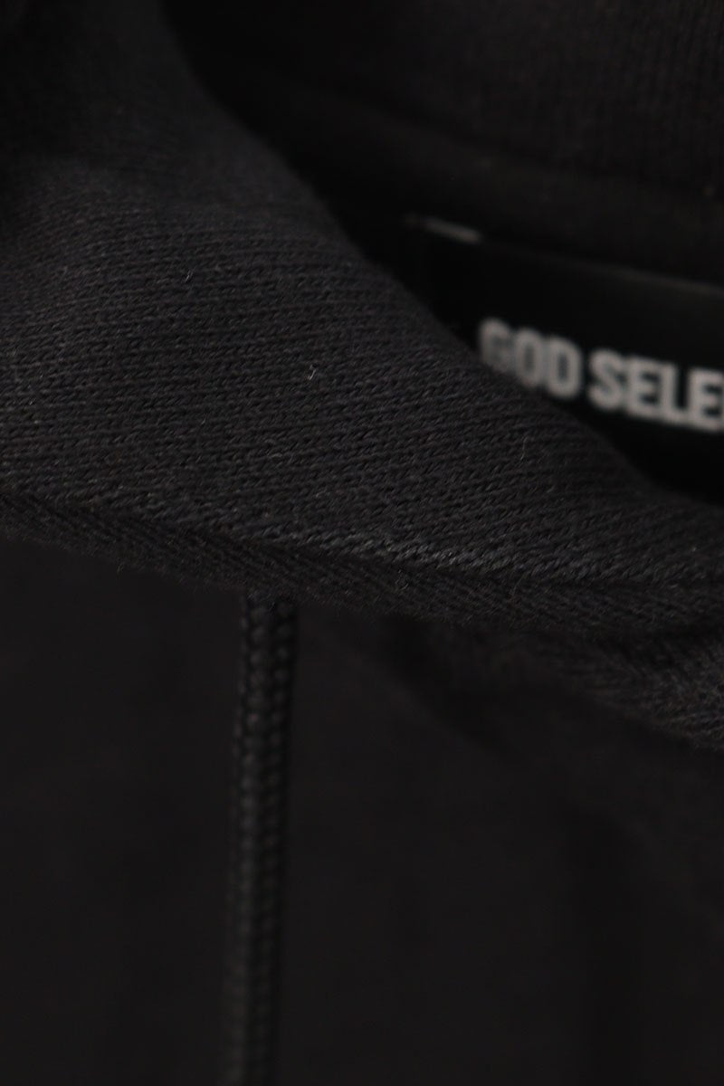 GOD SELECTION XXX Logo Print Hoodie Size L