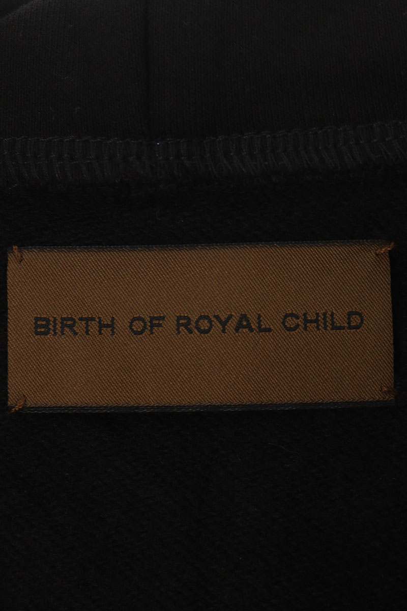 Birth Of Royal Child 25FW Sleeve Bijou Hoodie Black Size S
