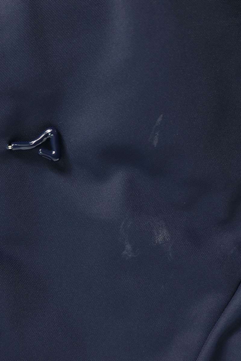 LOUISVUITTON Monogram Reversible Nylon Hoodie Navy Size 50