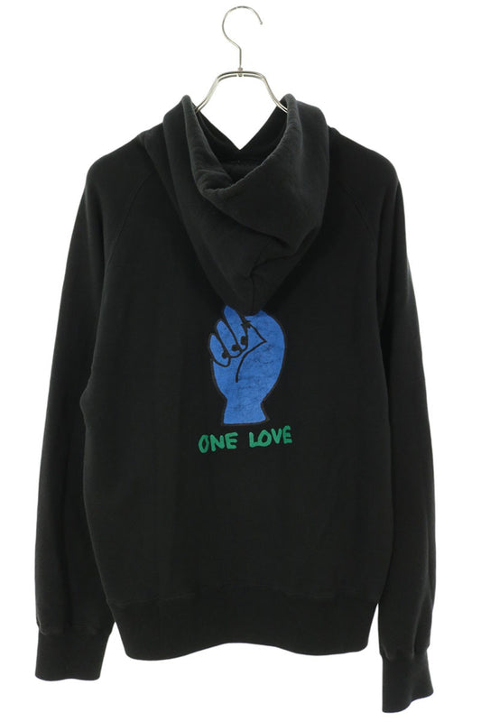 Sacai x Mark Gonzales ONE LOVE Hoodie Black Size 2