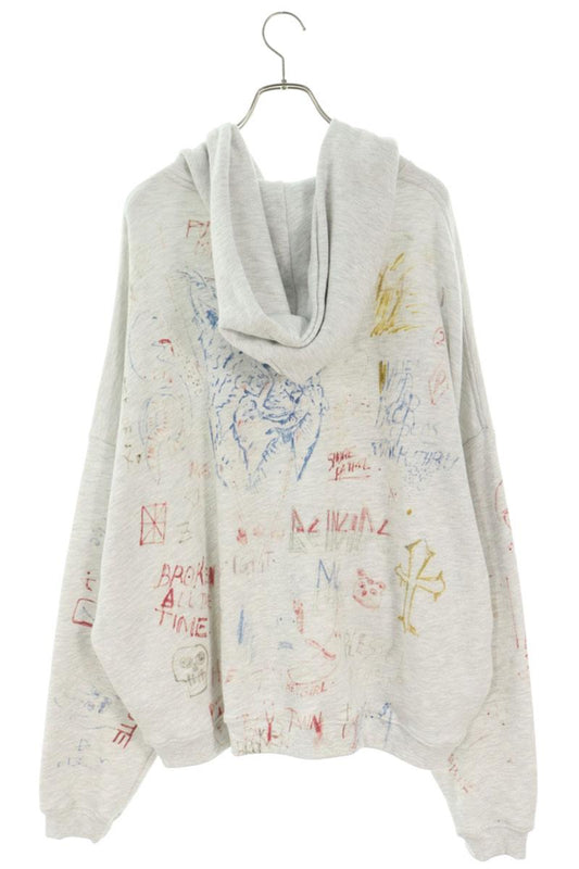 Paly Hollywood Joshua Tree Double Zip Paint Hoodie Size M/L