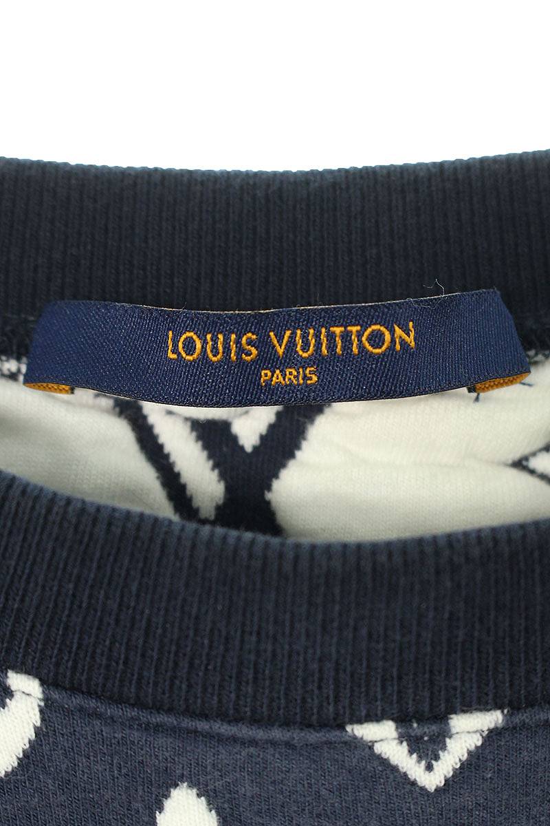 LOUISVUITTON 21SS Full Monogram Jacquard Crewneck Size S