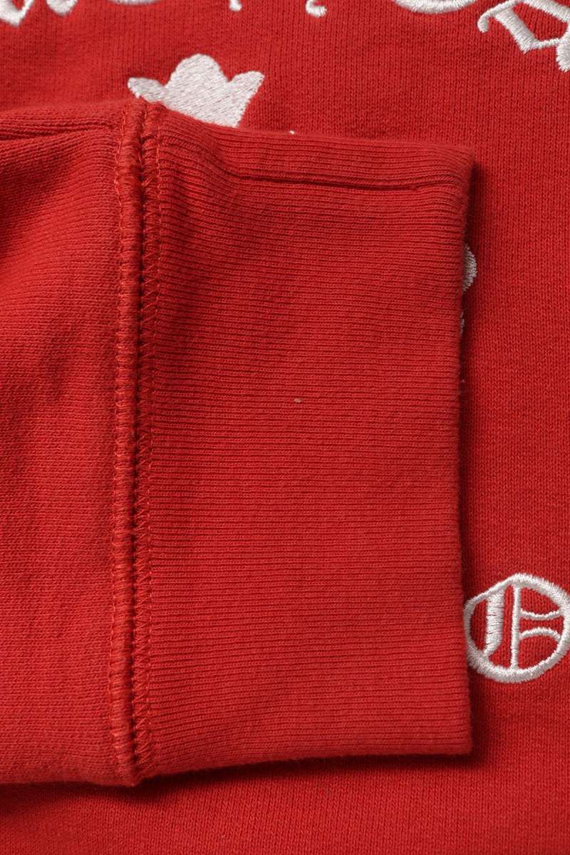 Chrome Hearts U SAILIN ON CREW Sweatshirt Red Size XL