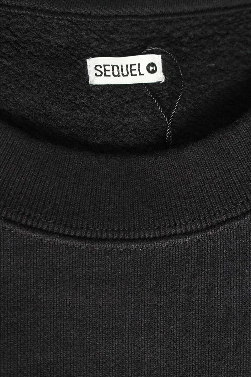 SEQUEL 24AW Simpsons Print Cotton Sweatshirt Black Size S