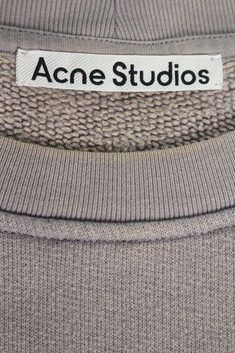 Acne Studios Well-Washed Crewneck Sweatshirt Purple Size XS