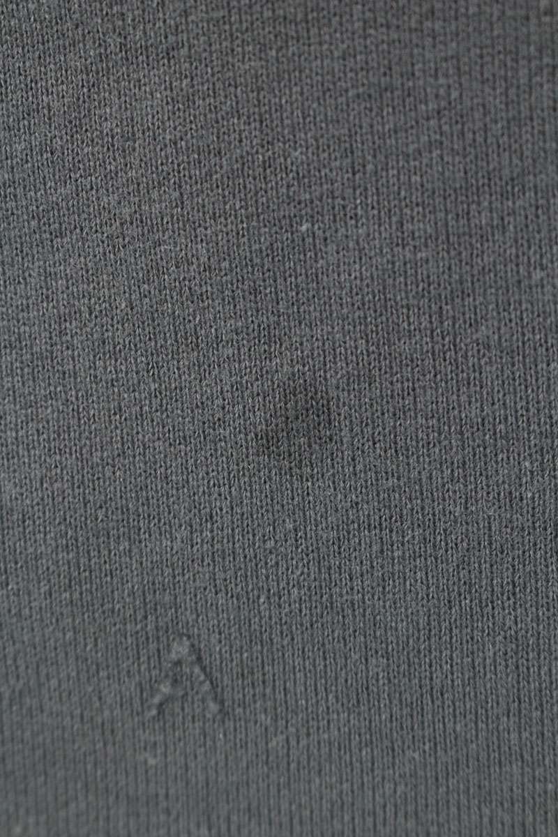 ATON Garment-Dyed Sweatshirt Dark Gray Size M