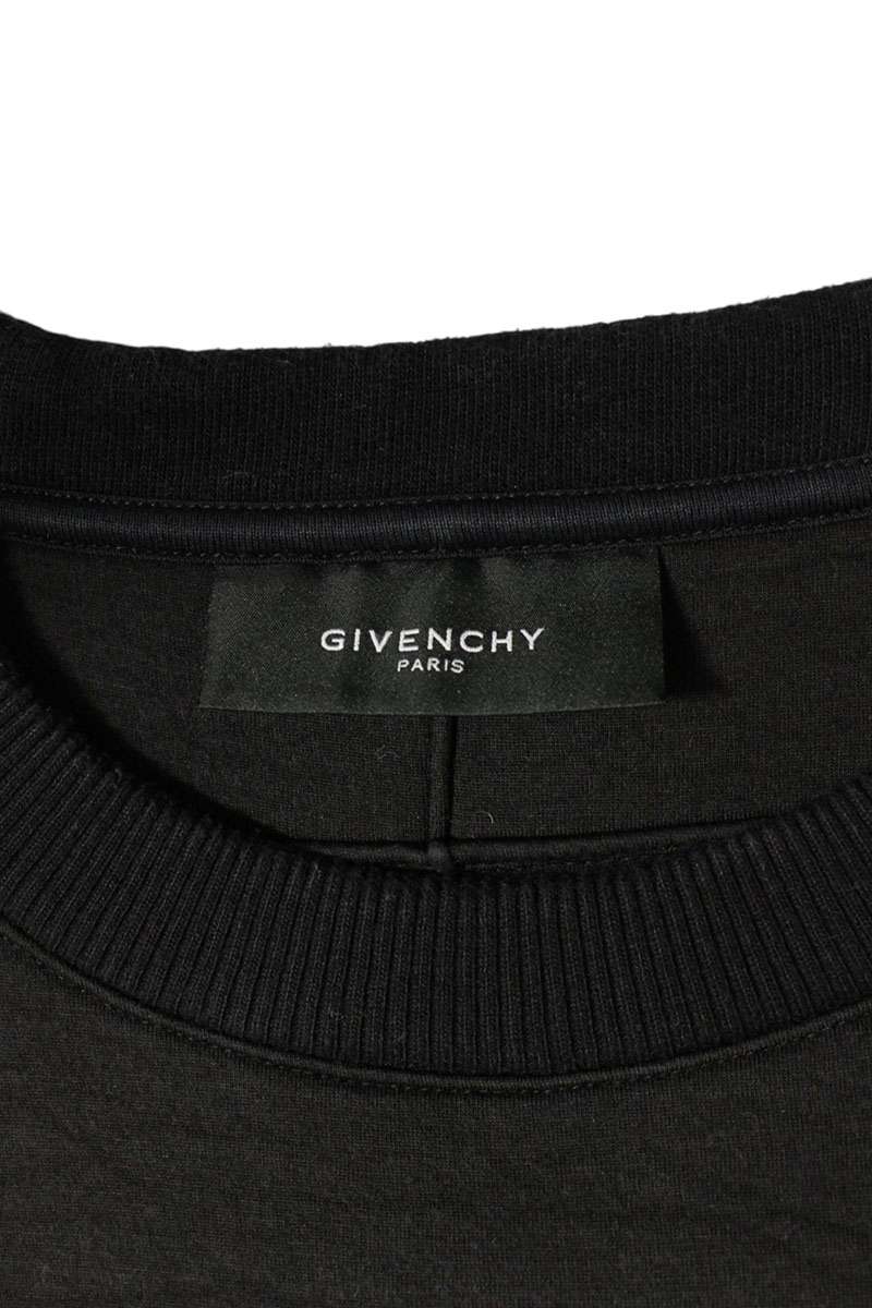 GIVENCHY Fabric Block Crewneck Sweatshirt Black Size M