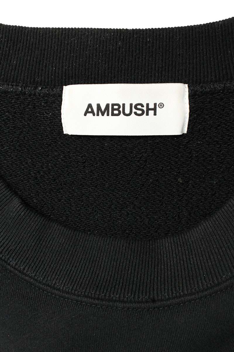 Ambush Design Crewneck Sweatshirt Black Size XL