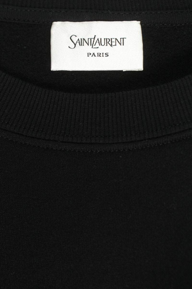 SAINT LAURENT PARIS Cassandra Embroidered Crewneck Size M
