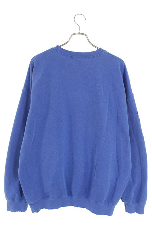MadeWorn Distressed Sweatshirt Blue Size L
