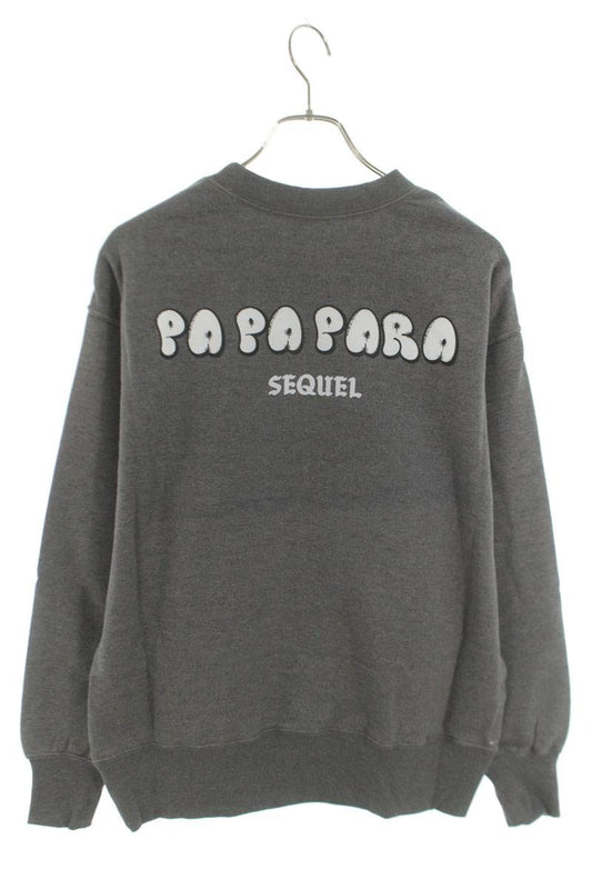 SEQUEL 25SS Logo Print Sweatshirt Gray Size L