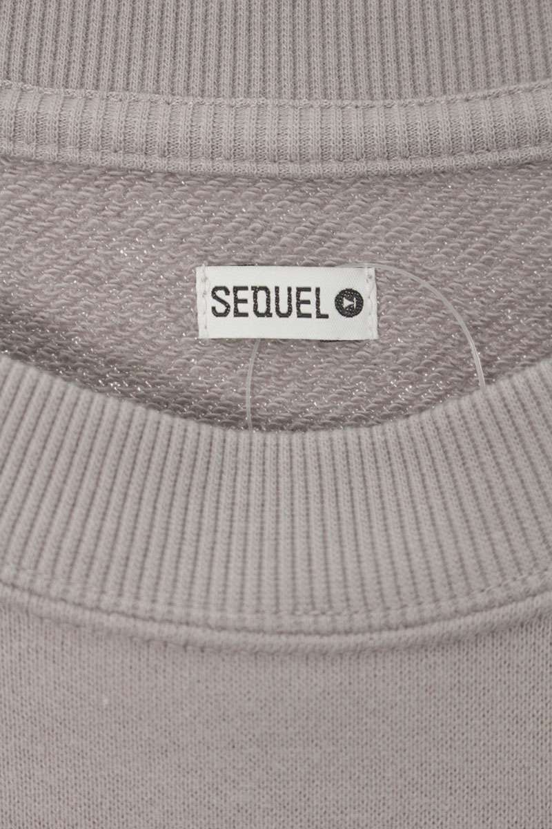 SEQUEL 24AW Snow White Print Sweatshirt Gray Size XL