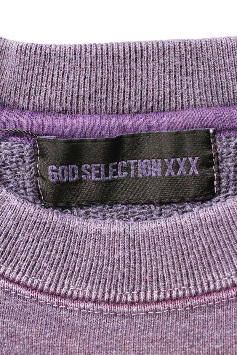 GOD SELECTION XXX Purple Cotton X Patch S/S Size M