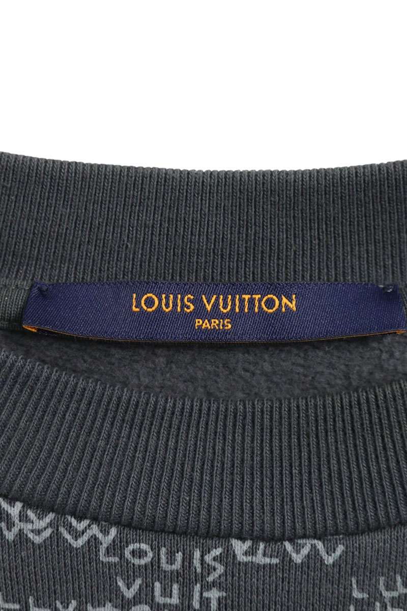 Louis Vuitton Sweatshirt Gray Size S