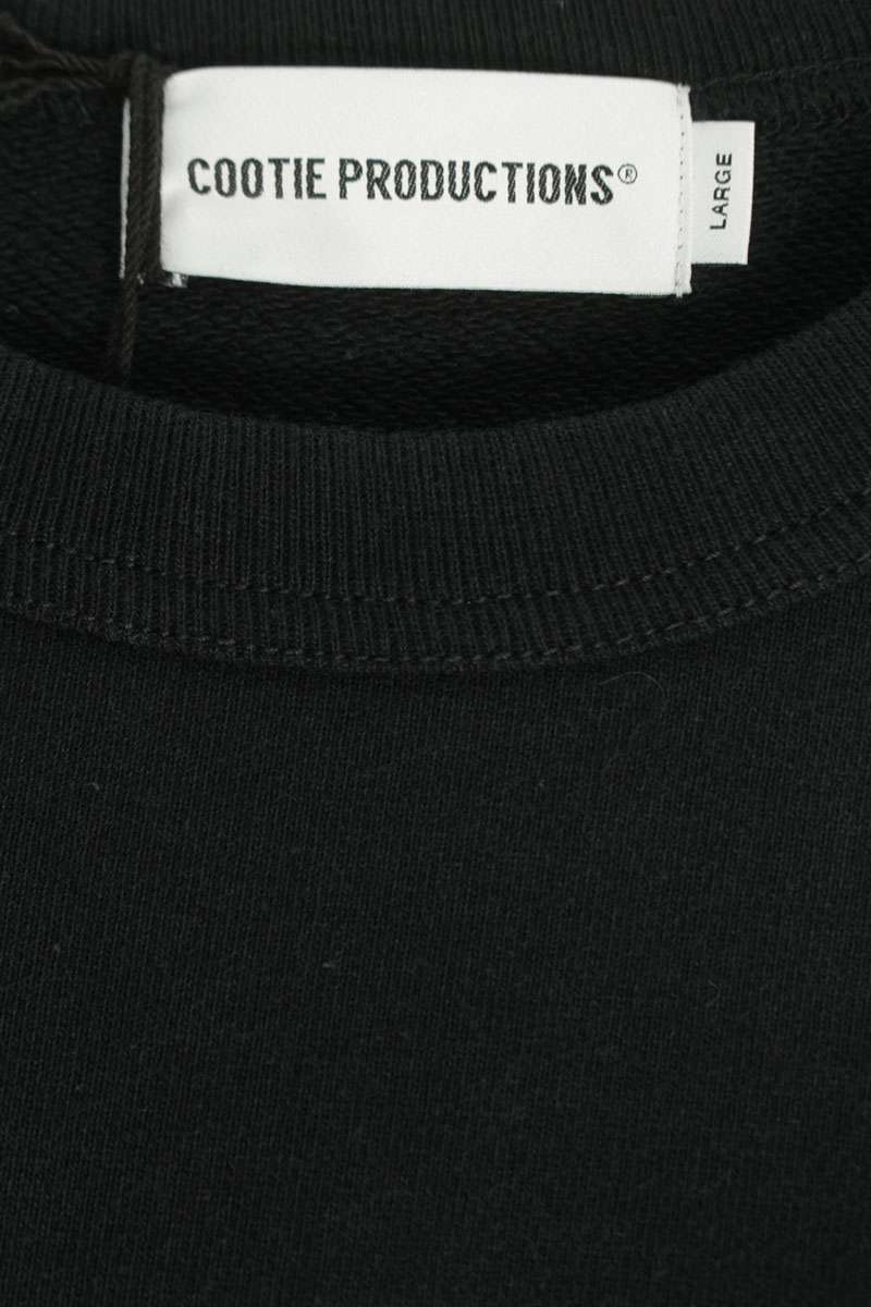 COOTIE Logo Print Sweatshirt Black Size L