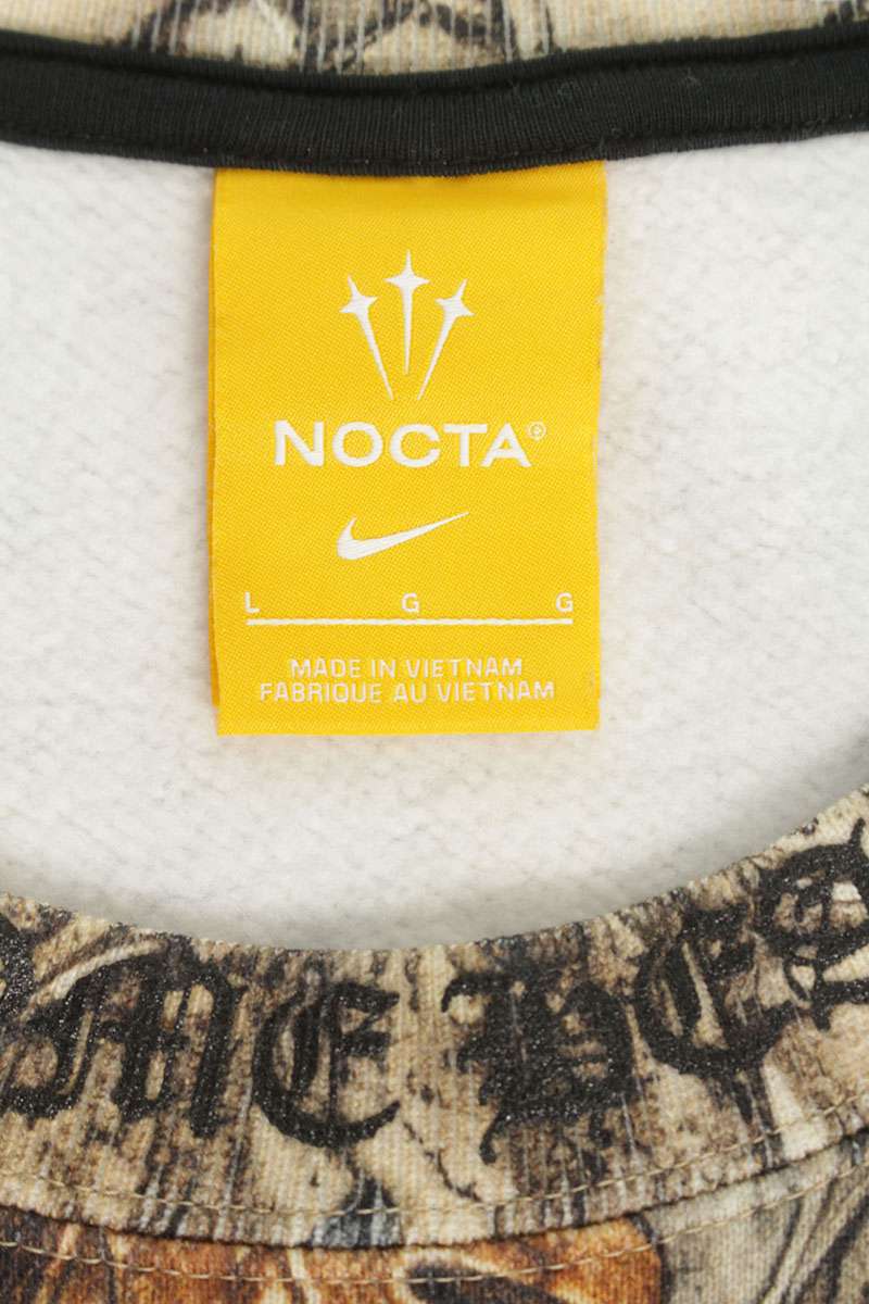 Chrome Hearts x Nike NOCTA All-Over Print Sweatshirt Size L