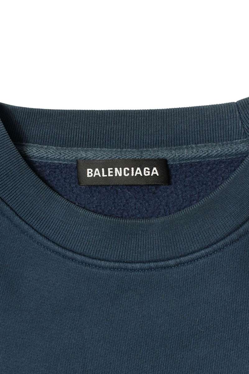 Balenciaga Logo Print Sweatshirt Green Size S