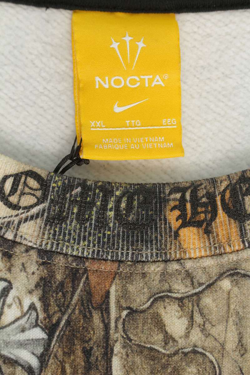Chrome Hearts x Nike NOCTA Crewneck All-Over Brown Size XXL