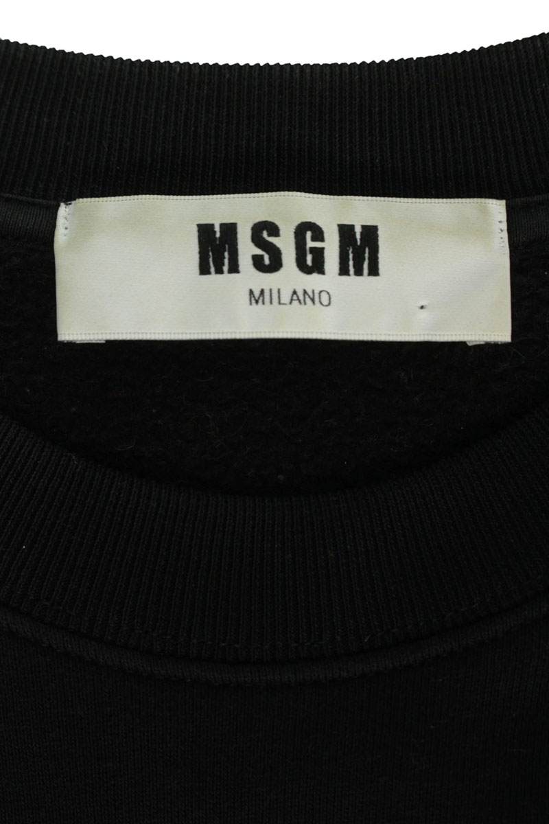 MSGM Logo Sweatshirt Black Size S