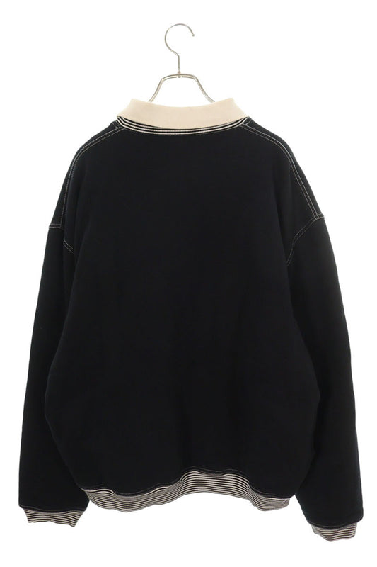 Martine Rose Polo Neck Crew Black Cotton Size M