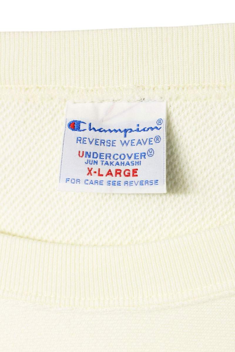UNDERCOVER x Champion Logo Beads Patch Sweatshirt Size XL