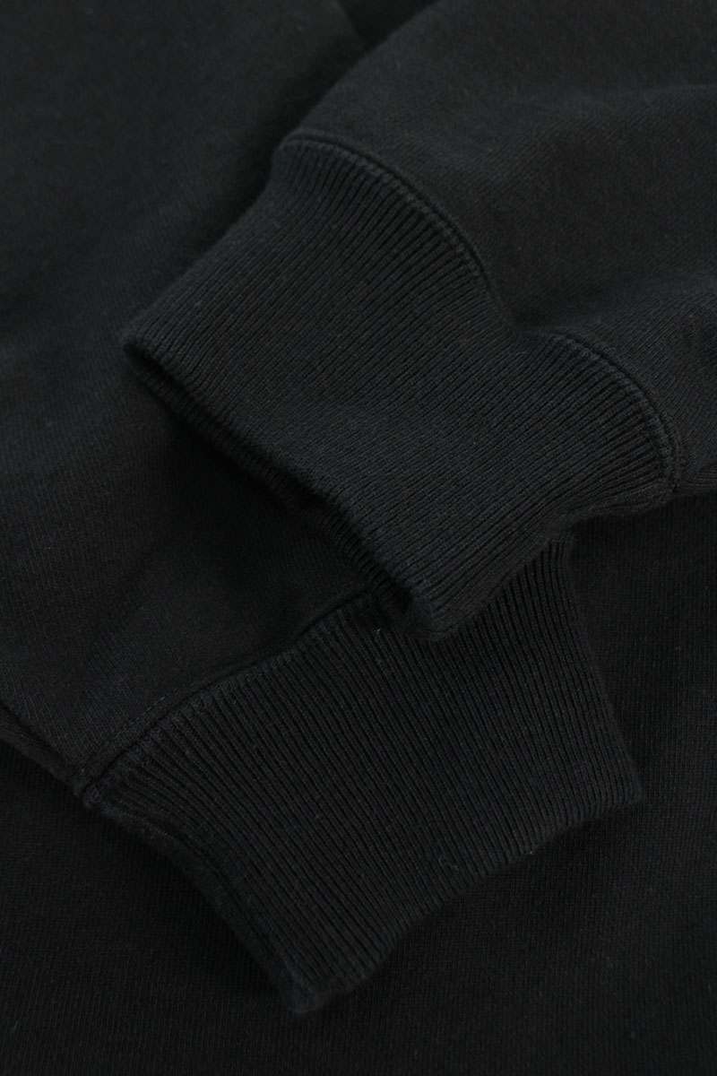 WTAPS 26SS Black Cotton Front Logo Sweatshirt Size XL