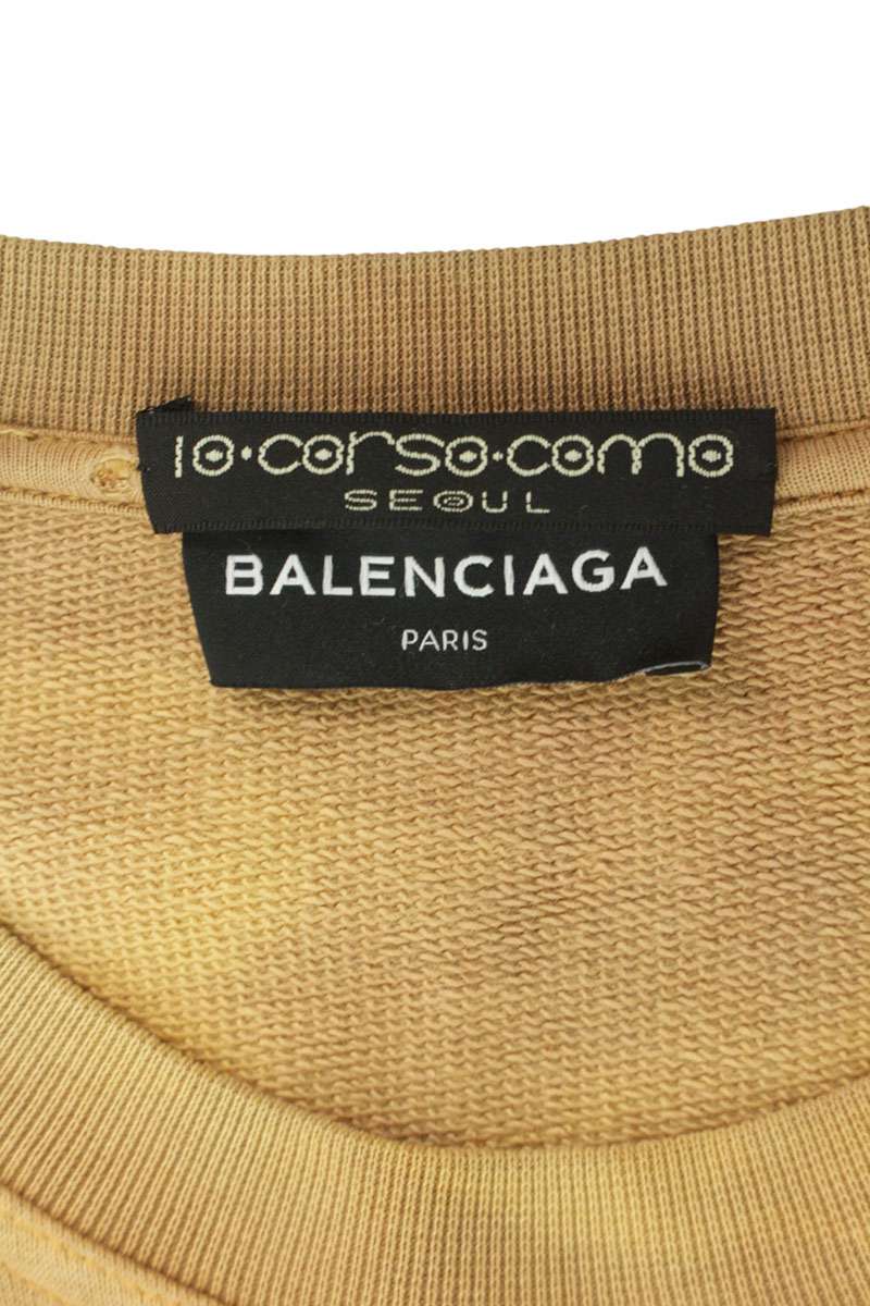 BALENCIAGA 17AW Bleached HOMME Embroidered Oversized Size S