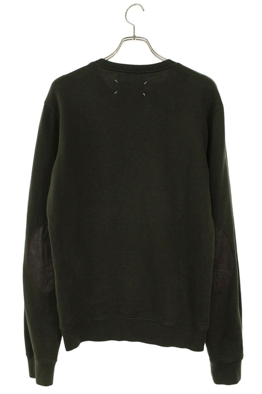 Maison Margiela Elbow Patch Sweatshirt Khaki Brown Size M