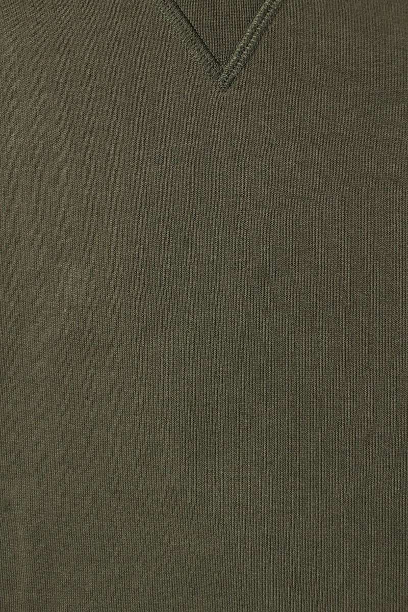Maison Margiela Elbow Patch Sweatshirt Khaki Brown Size M