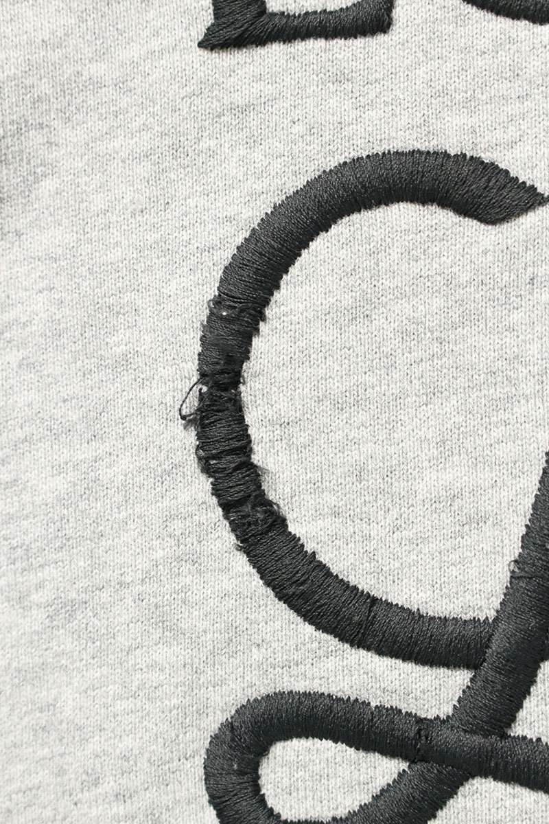 LOEWE Anagram Logo Cotton Sweatshirt Gray Size L
