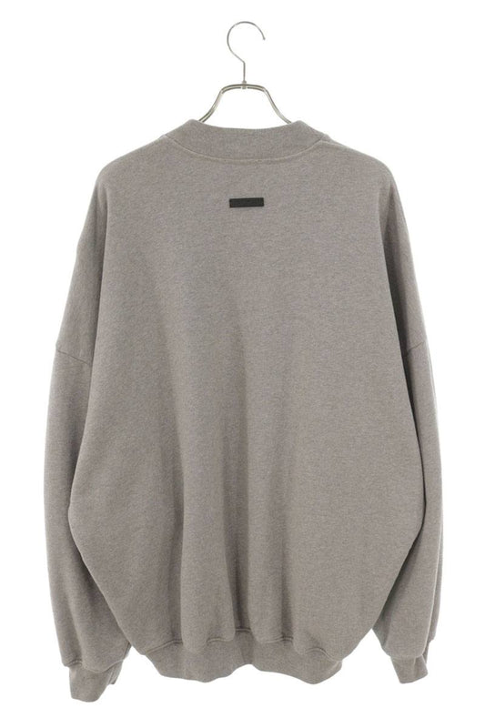 FEAR OF GOD Front Felt Logo Cotton Sweatshirt Gray Size L