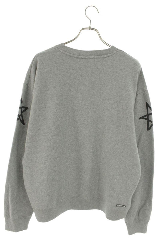 F.C.R.B. 23AW Star Graphic Print Sweatshirt Gray Size L