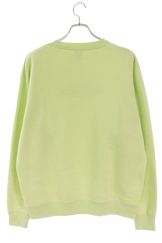 F.C.R.B. Front Logo Print Sweatshirt Green Size M