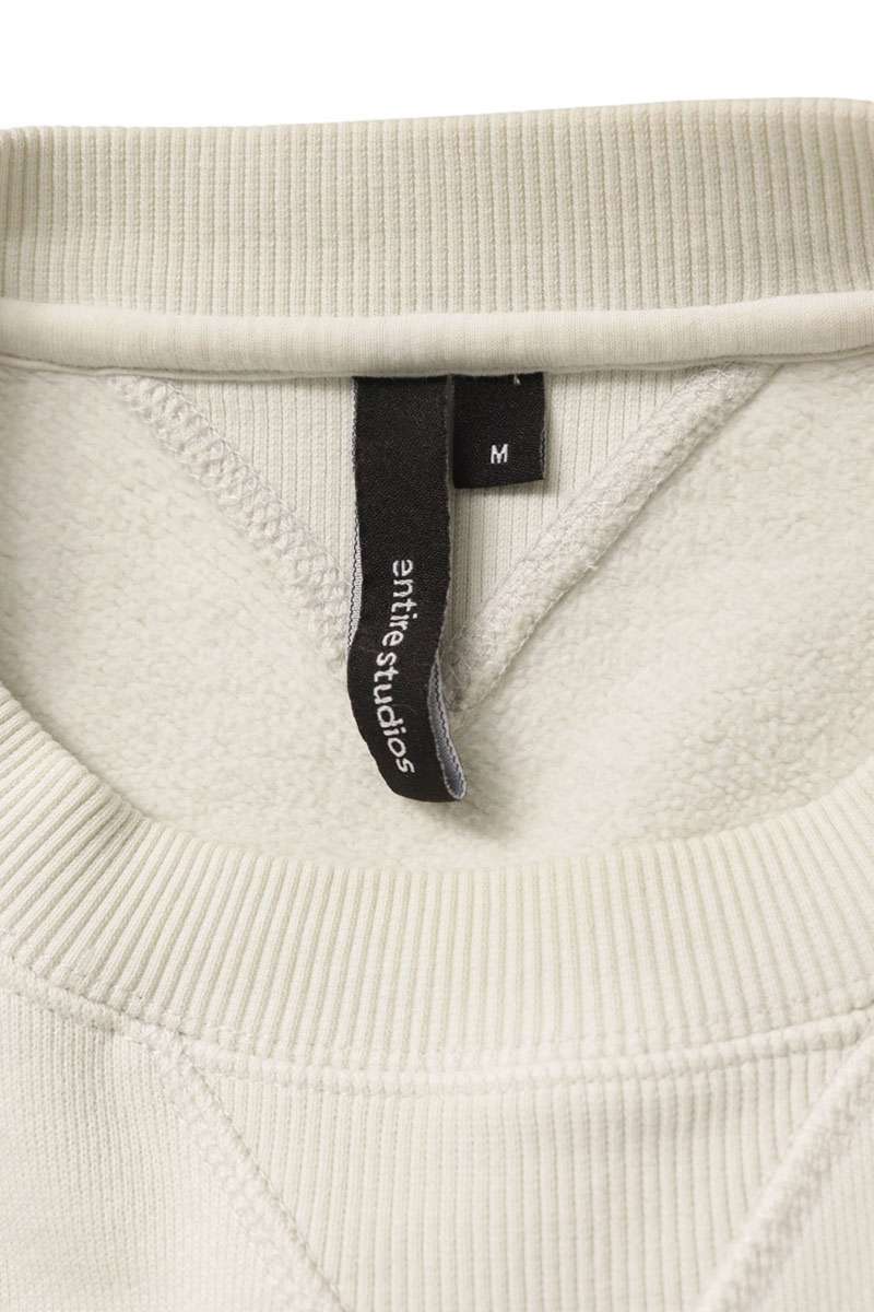entire studios Crewneck Cropped Sweatshirt White Size M
