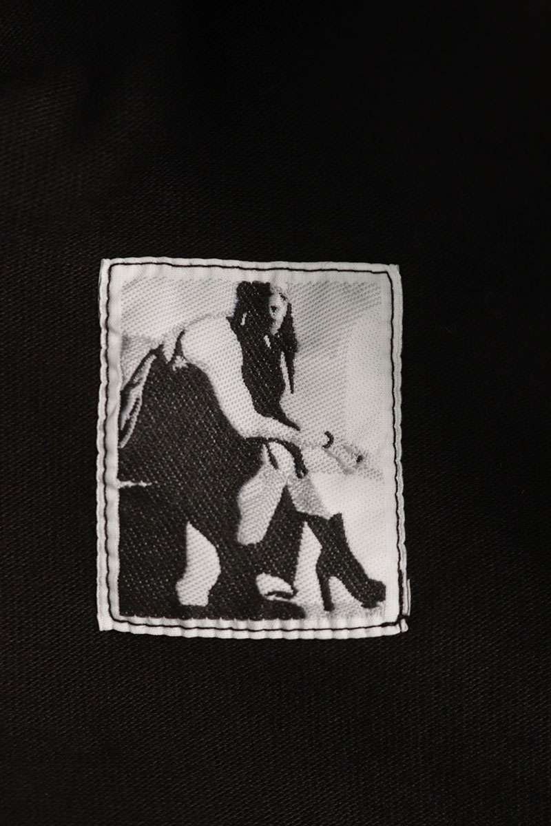 DRKSHDW 26SS HUN Crewneck Washed Cotton Sweat Black Size XXL