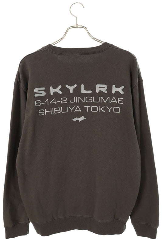 SKYLRK Tokyo Pop-Up Limited Back Logo Sweat Gray Size L