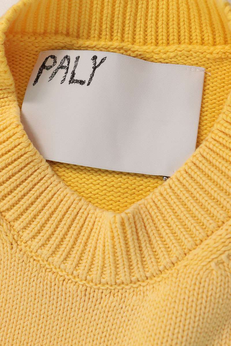 Paly Hollywood 26SS Front Patch Knit Sweatshirt Size L