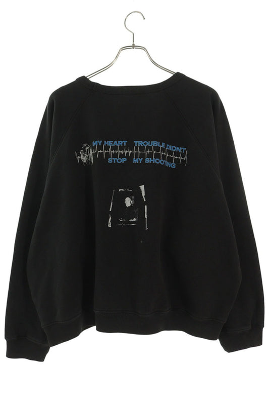 ENFANTS RICHES DEPRIMES Graphic Print Cropped Sweat Size L