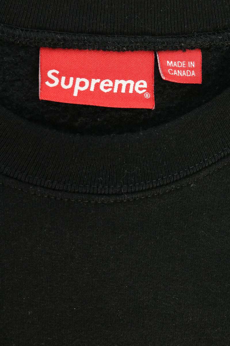 SUPREME 22AW Box Logo Crewneck Sweatshirt Black Size L