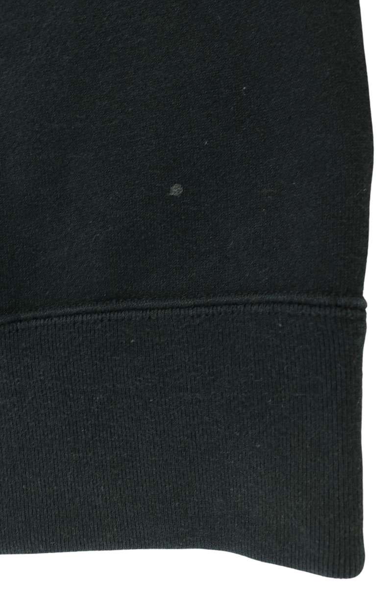 A BATHING APE Logo Patch Crewneck Sweatshirt Black Size L