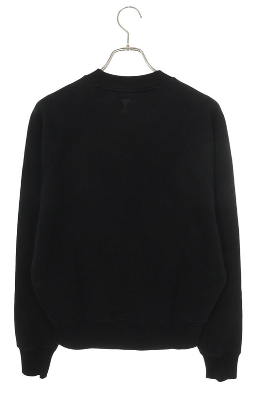 AMI Alexandre Mattiussi Chest Logo Sweatshirt Black Size S
