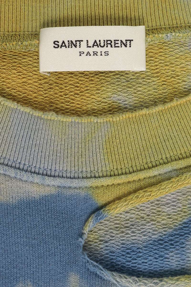 SAINT LAURENT PARIS 16SS Tie-Dye Sweatshirt Multi Size S