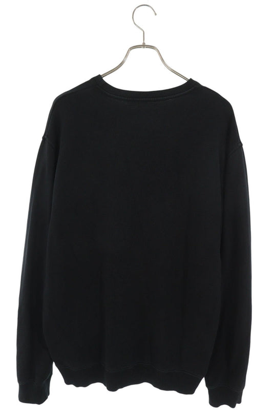GIVENCHY Metal Logo Sweatshirt Black Cotton Size XL
